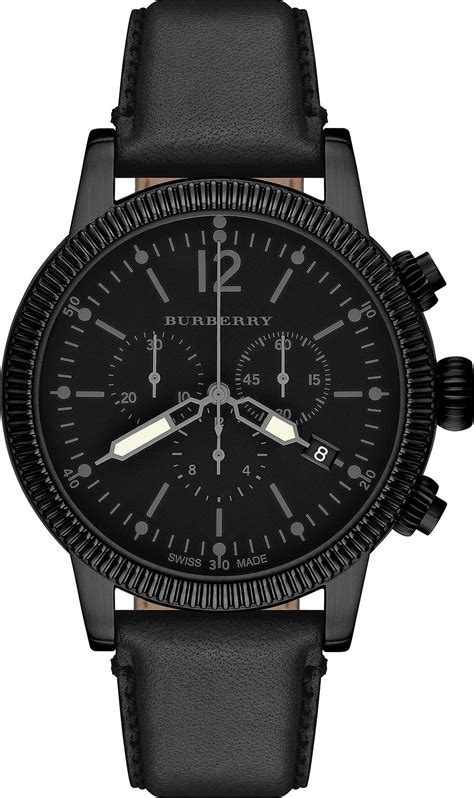 Burberry Chronograph Quartz Black Dial Men's Watch BU7827